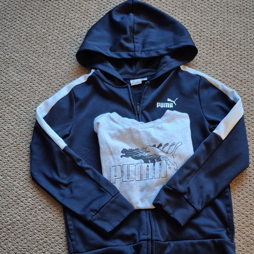 Puma Kids Navy Blue Jacket
